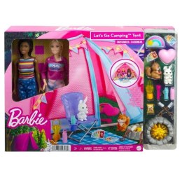 Barbie Kempingowy namiot zestaw + 2 lalki Mattel