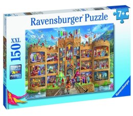 Puzzle 150 Widok na zamek rycerski XXL Ravensburger