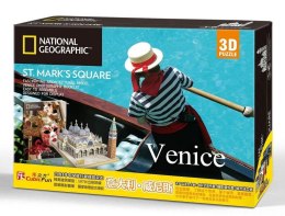 Puzzle 3D Wenecja Plac Św. Marka National Geo Cubic Fun