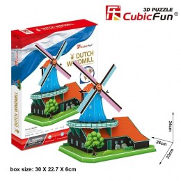 Puzzle 3D Wiatrak Holenderski XL Cubic Fun